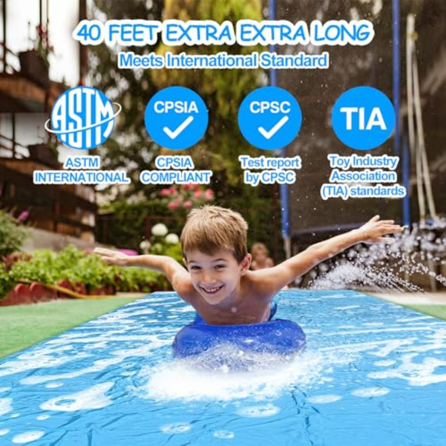 Backyard summer outdoor water  - огляд і ціна Kids Outdoor Water Slide