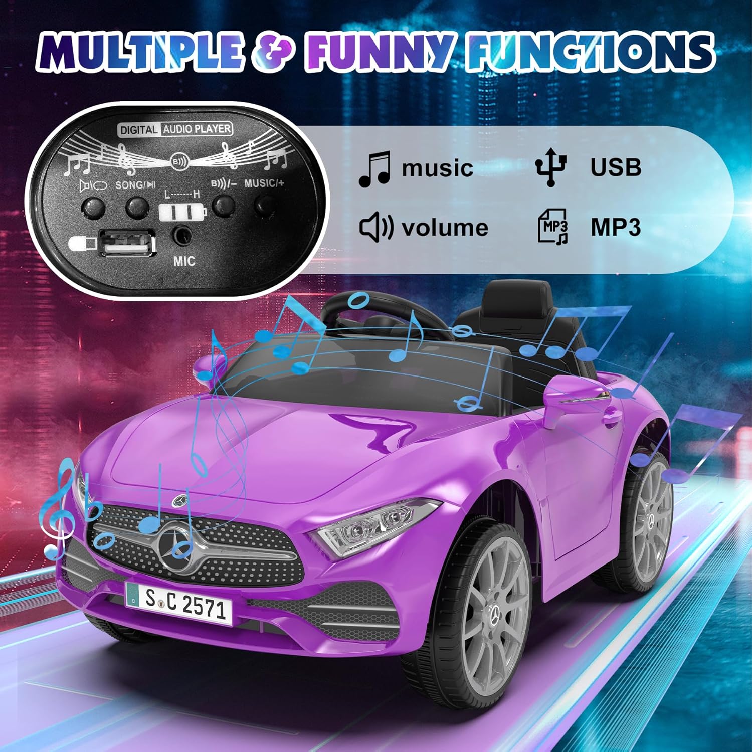 12V Battery Powered Electric R - огляд і ціна Ride On Toy Car