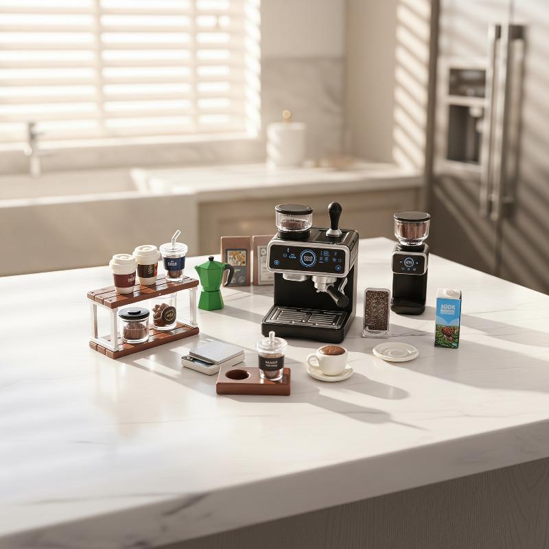 1:12 Dollhouse Miniature Coffe - огляд і ціна Kids Outdoor Kitchen Accessories