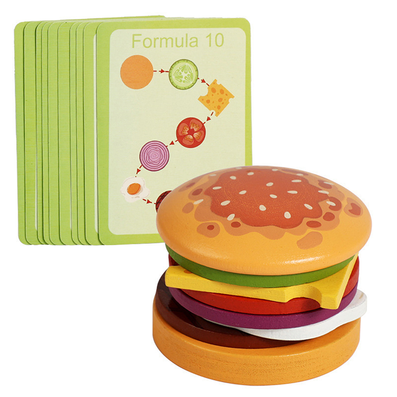 ·NewWooden Hamburg Sandwich St - огляд і ціна Kids Outdoor Kitchen Accessories