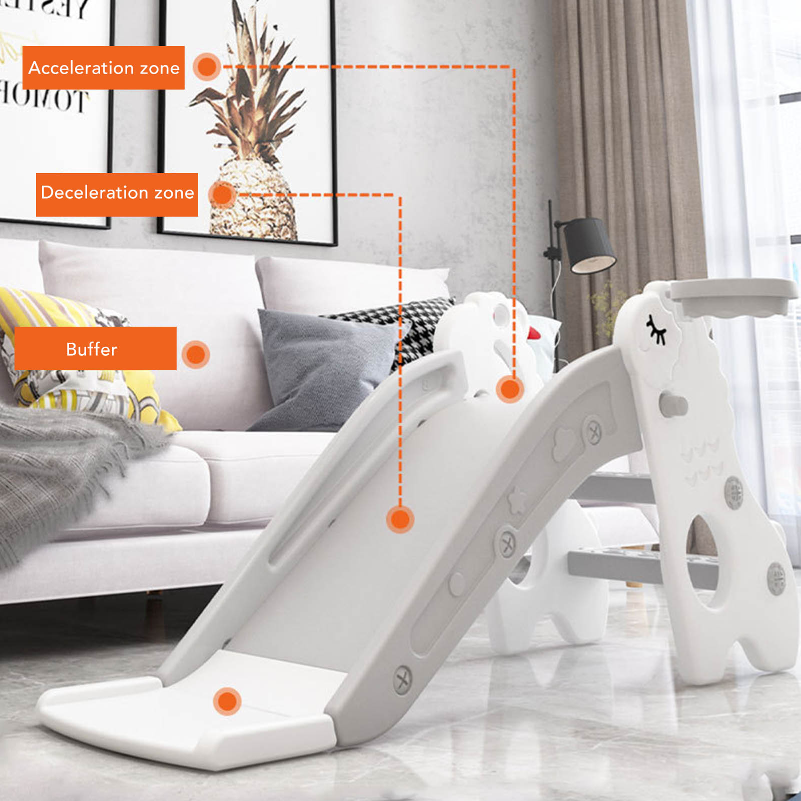 Kids Indoor Sliding Slide Free - огляд і ціна Kids Outdoor Obstacle Course