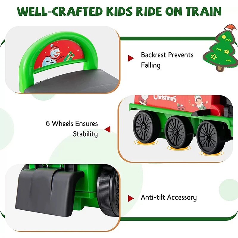 Christmas Ride On Train Track  - огляд і ціна Ride On Toy Car
