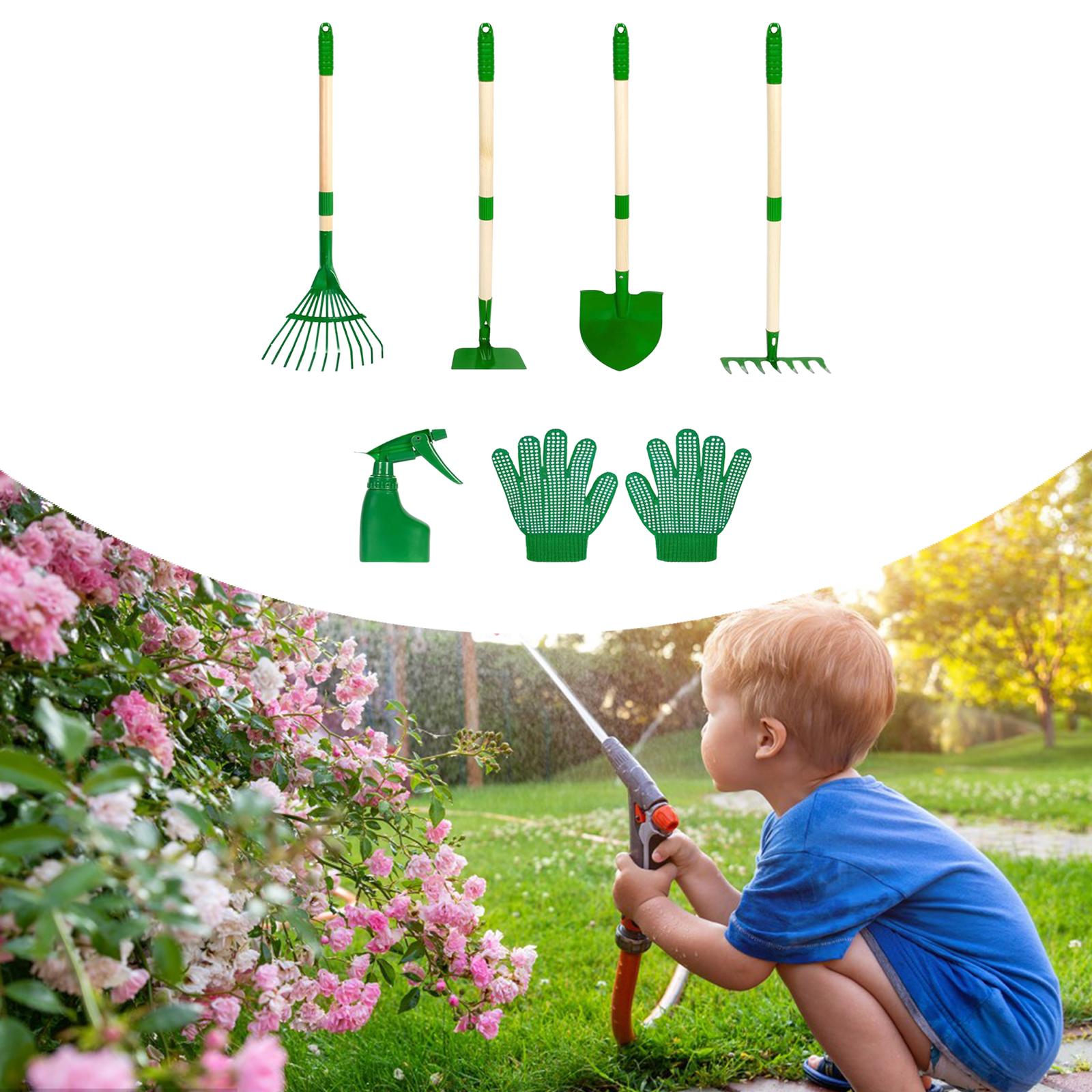 6x Kids Gardening Tools Set Ou - огляд і ціна Kids Outdoor Garden Set
