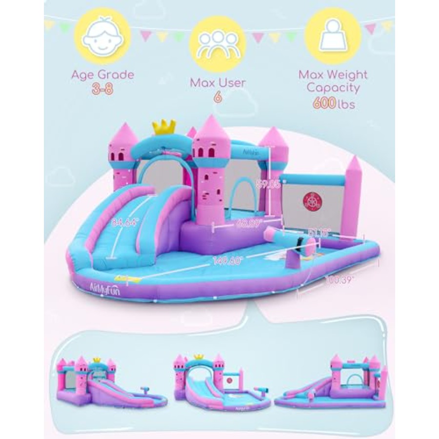 Backyard inflatable waterslide - огляд і ціна Kids Outdoor Water Slide
