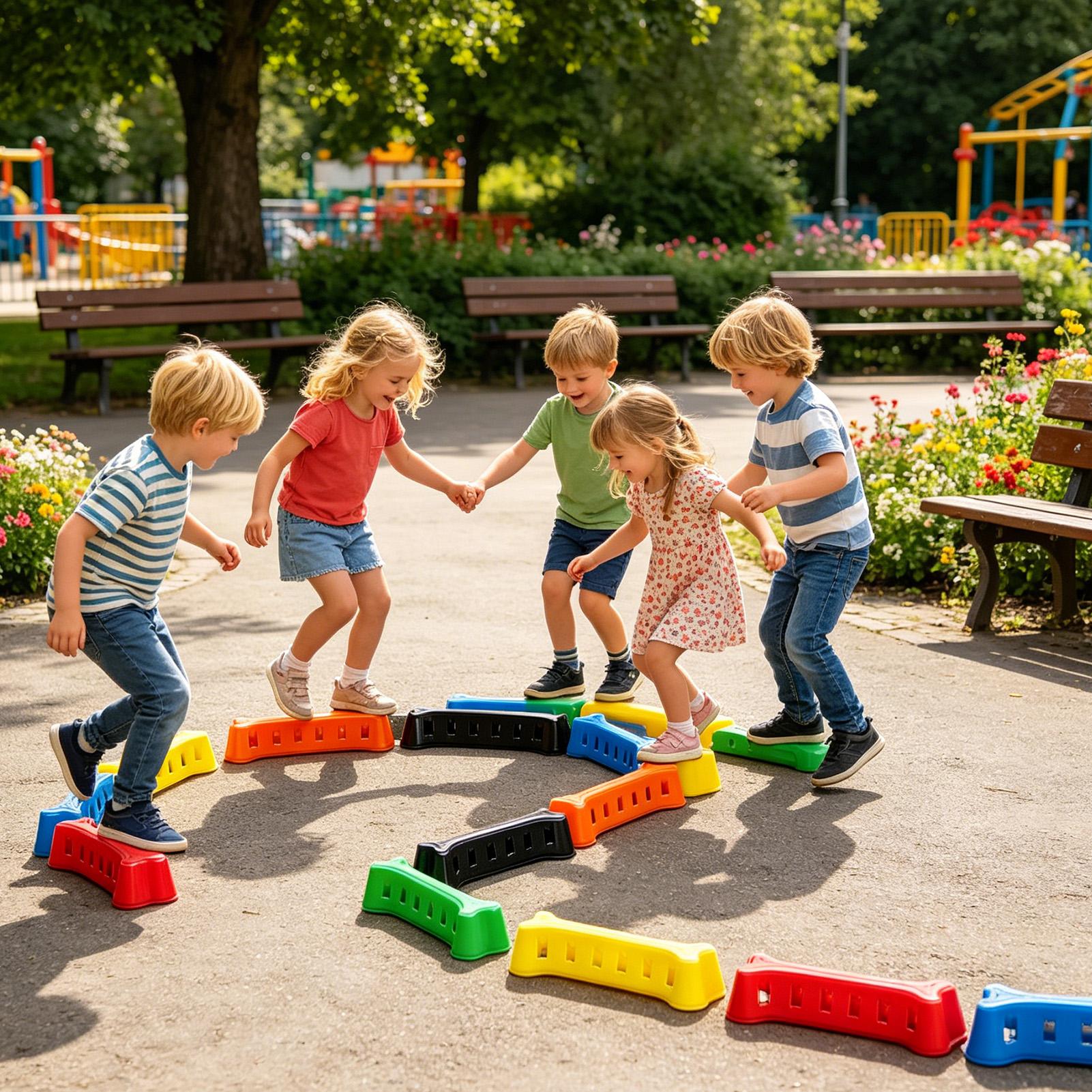 Kids Balance Beam Stackable No - огляд і ціна Kids Outdoor Balance Beam