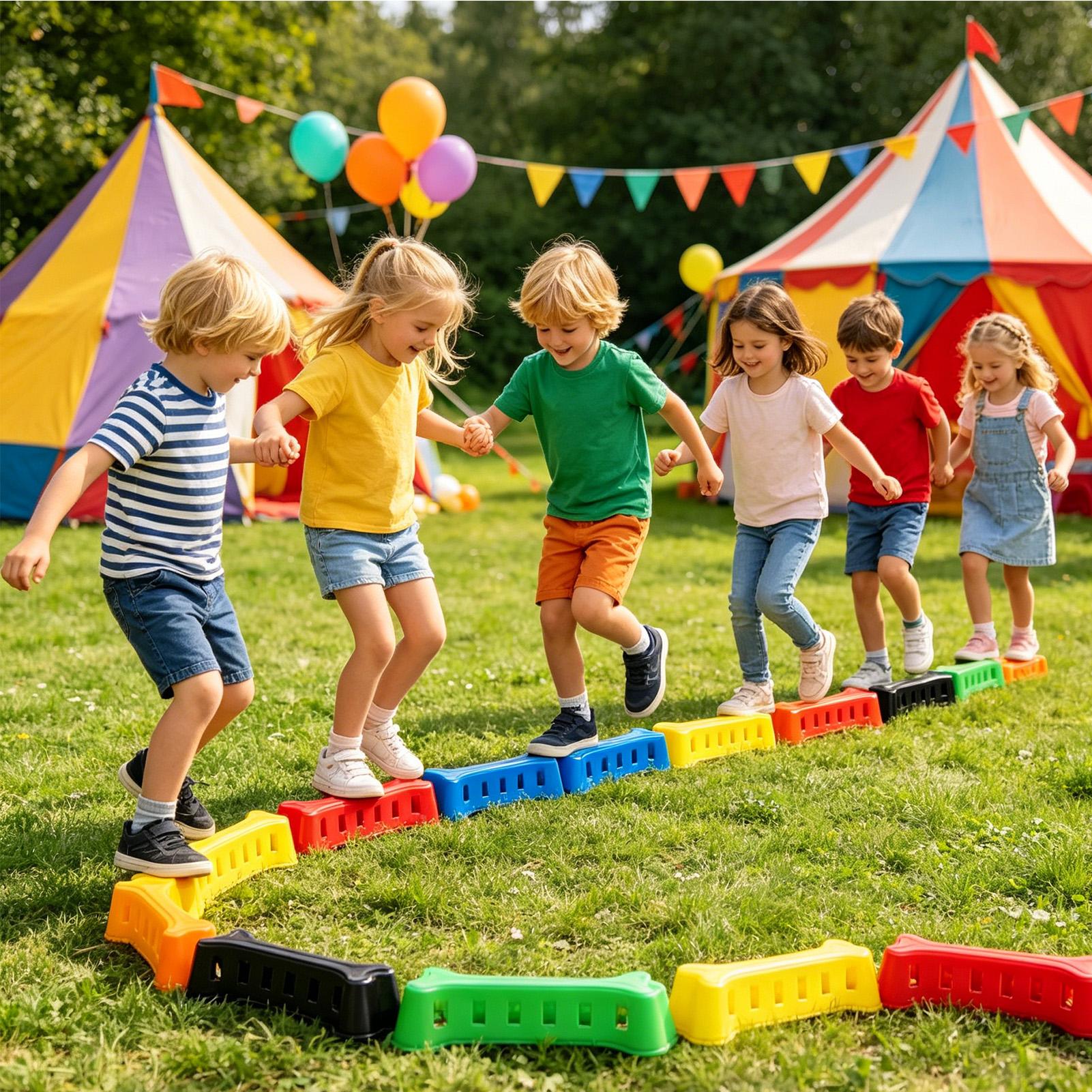 Kids Balance Beam Stackable No - огляд і ціна Kids Outdoor Balance Beam