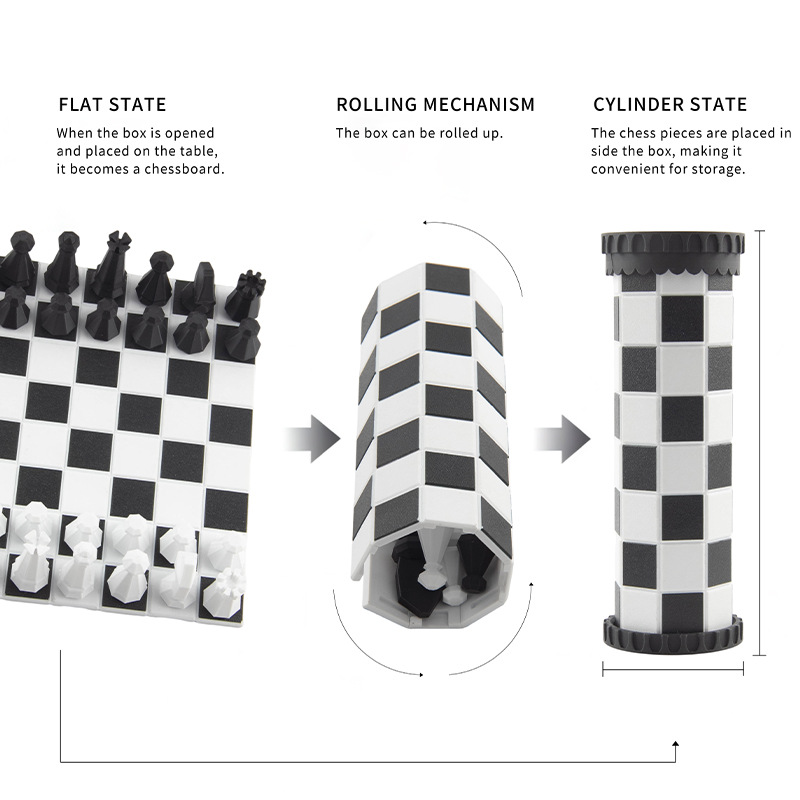 2 in 1 Portable Chess Game Set - огляд і ціна Kids Outdoor Storage